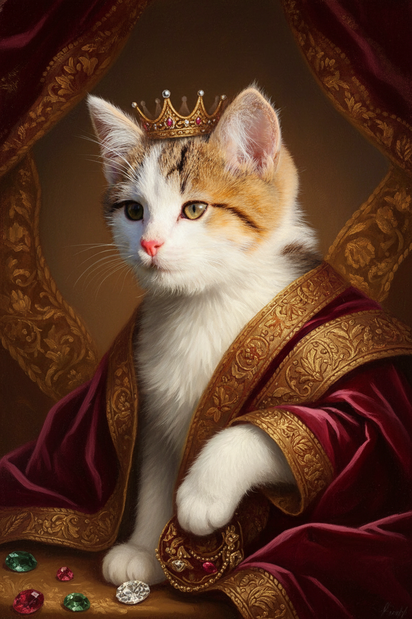 Royal Pet AI pet portrait